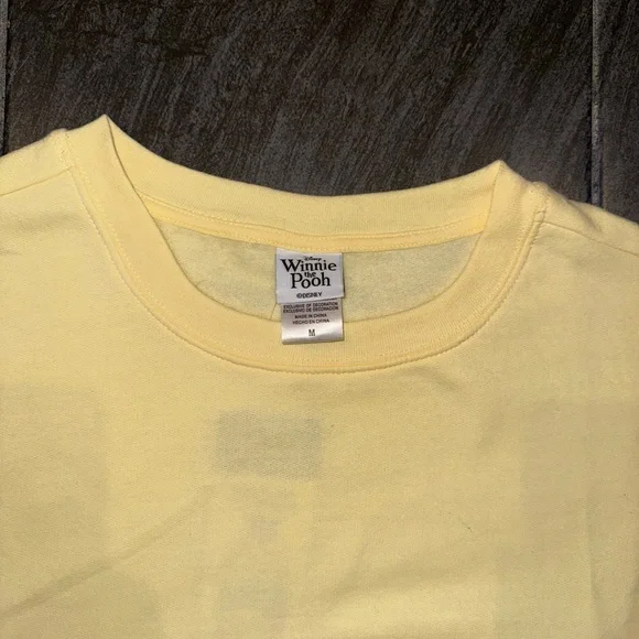 Disney Winnie the Pooh Yellow Floral Crewneck Sweatshirt - Picture 8 of 12